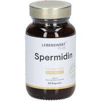 Produktbild von LEBENSWERT+ PLUS Spermidin 3 mg Chlorella Kapseln