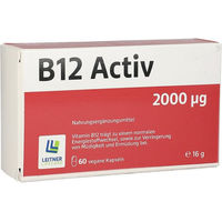Produktbild von Leitner Lifecare B12 ACTIV 2000 µg Kapseln 60 Stück