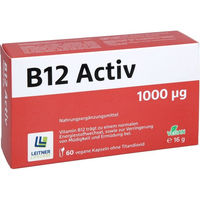 Produktbild von Leitner Lifecare B12 ACTIV Vitamin B12 1000 µg Kapseln 60 Stück