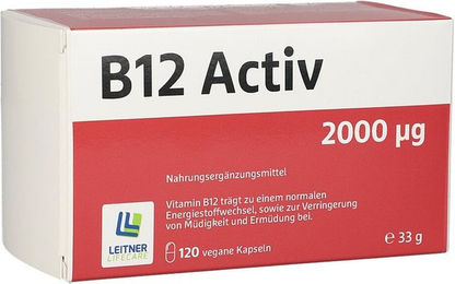 Leitner Lifecare B12 ACTIV Vitamin B12 2000 µg Kapseln 120 Stück – Bild 1 von 1