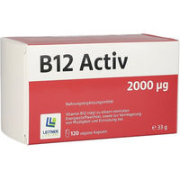 Produktbild von Leitner Lifecare B12 ACTIV Vitamin B12 2000 µg Kapseln 120 Stück