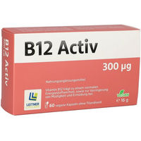 Produktbild von Leitner Lifecare B12 ACTIV Vitamin B12 300 µg Kapseln 60 Stück