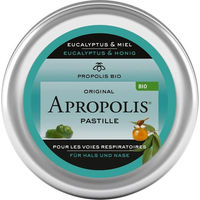 Produktbild von Lemon Pharma Apropolis Propolis Pastillen Eukalyptus & Honig Bio & glutenfrei 40 g