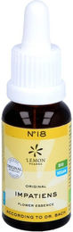 Lemon Pharma Bio Bachblüten Tropfen No. 18 Impatiens 20 ml vegan – Bild 1 von 4