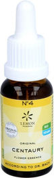Lemon Pharma Bio Bachblüten Tropfen N°4 Centaury Tausendgüldenkraut vegan 20 ml – Bild 1 von 4