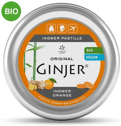 Lemon Pharma GINJER Bio Ingwer Lutschtabletten Vegan – Bild 1 von 4