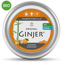 Produktbild von Lemon Pharma GINJER Bio Ingwer Lutschtabletten Vegan