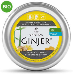 Lemon Pharma Ginjer Bio Ingwer Lutschtabletten Zitrone – Bild 1 von 2