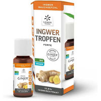 Produktbild von Lemon Pharma Ginjer Forte Ingwertropfen 20 ml hochdosiert bio vegan