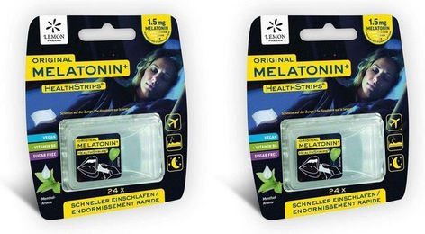 Lemon Pharma Melatonin+ Strips Vegan Glutenfrei Laktosefrei ohne Gelatine – Bild 1 von 1