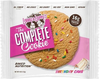 Lenny & Larry's The Complete Cookie Protein-Riegel Geburtstagskuchen vegan 12x 113g – Bild 1 von 2