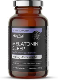 Leovital Melatonin Sleep Tabletten vegetarisch 200 mg – Bild 1 von 1