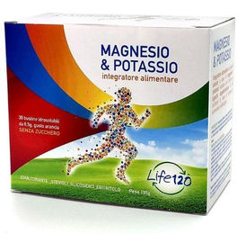 Life 120 Magnesium und Kalium Pulver zuckerfrei 30 Beutel – Bild 1 von 1