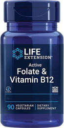 Life Extension Bioactive Folate & Vitamin B12 Vegane Kapseln – Bild 1 von 1