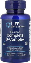 Life Extension BioActive Kompletter B-Komplex Vegetarische Kapseln 60 Stück – Bild 1 von 2