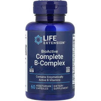 Produktbild von Life Extension BioActive Kompletter B-Komplex Vegetarische Kapseln 60 Stück