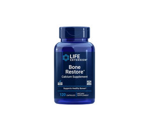 Life Extension Bone Restore Vitamin K2 Kalzium Kapseln 120 Stück vegan und vegetarisch – Bild 1 von 2