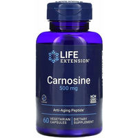 Produktbild von Life Extension Carnosin 500 mg Kapseln vegetarisch 60 Stück