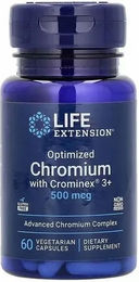 Life Extension Chrom 500 µg Vegetarische Kapseln 60 Stück – Bild 1 von 1
