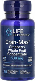 Life Extension Cran-Max Cranberry-Vollfruchtkonzentrat 500 mg vegetarische Kapseln 60 Stück – Bild 1 von 1