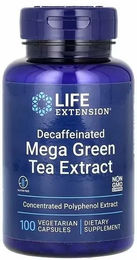 Life Extension Entkoffeinierter Mega-Grüntee-Extrakt Vegetarische Kapseln – Bild 1 von 1