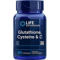 Produktbild von Life Extension Glutathione Cysteine & Ascorbinsäure vegane Kapseln