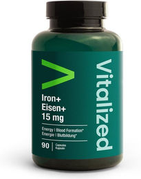 Life Extension Iron+ Liposomales Eisen 15 mg Kapseln vegan glutenfrei 90 Stück – Bild 1 von 1
