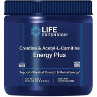 Produktbild von Life Extension Kreatin & Acetyl-L-Carnitin Energy Plus Pulver ohne Zusatzstoffe 233 g