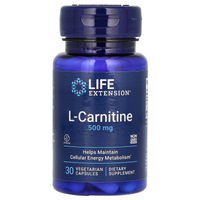 Produktbild von Life Extension L-Carnitin 500 mg vegetarische Kapseln 30 Stück