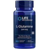 Produktbild von Life Extension L-Glutamin 500 mg Kapseln ohne Zusatzstoffe