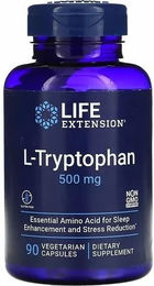 Life Extension L-Tryptophan 500 mg vegetarische Kapseln 90 Stück – Bild 1 von 1