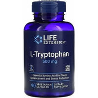 Produktbild von Life Extension L-Tryptophan 500 mg vegetarische Kapseln 90 Stück