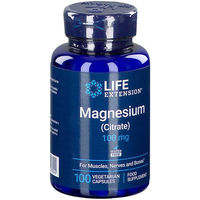 Produktbild von Life Extension Magnesiumcitrat 100 mg Kapseln vegetarisch und glutenfrei