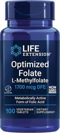 Life Extension Optimized Folate vegetarische Tabletten für Schwangere und Stillende – Bild 1 von 1