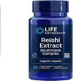 Life Extension Reishi-Extrakt-Pilz-Komplex vegetarische Kapseln 60 Stück – Bild 1 von 1
