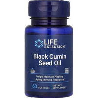 Produktbild von Life Extension Schwarzkümmelöl Bio Kapseln 60 Stück