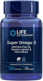 Life Extension Super Omega-3 EPA/DHA Fischöl Kapseln 120 Stück – Bild 1 von 2