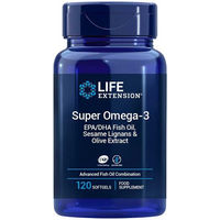 Produktbild von Life Extension Super Omega-3 EPA/DHA mit Sesam-Lignanen und Olivenextrakt Weichkapseln 120 Stück