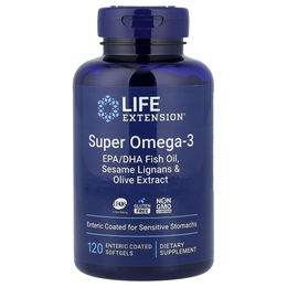 Life Extension Super Omega-3 Fischöl Kapseln mit EPA und DHA 120 Kapseln – Bild 1 von 1