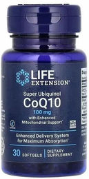 Life Extension Super Ubiquinol CoQ10 100 mg Kapseln 30 Stück – Bild 1 von 1