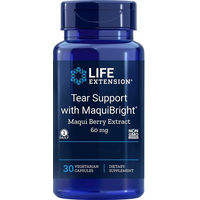 Produktbild von Life Extension Tear Support mit Maqui-Beerenextrakt vegane Kapseln vegetarisch
