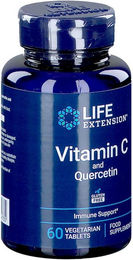 Life Extension Vitamin C und Quercetin Tabletten mit Ascorbinsäure 1000 mg 60 Stück – Bild 1 von 1