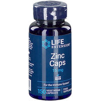 Produktbild von Life Extension Zink Citrat Kapseln 15 mg 150 Stück vegetarisch glutenfrei