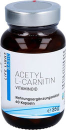 Life Light Acetyl-L-Carnitin 500 mg Kapseln 60 Stück glutenfrei ohne Zusatzstoffe – Bild 1 von 3