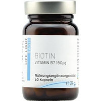 Produktbild von LIFE LIGHT Biotin-Komplex mit Hyaluronsäure Kapseln für Erwachsene 60 Stück