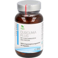 Produktbild von LIFE LIGHT Curcuma mit schwarzem Pfeffer Extrakt Kapseln 60 Stück vegan glutenfrei laktosefrei