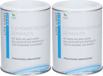 LIFE LIGHT Flohsamenschalen gemahlen Pulver 1000 g – Bild 1 von 1