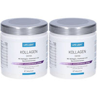 Produktbild von LIFE LIGHT Kollagen Drink Schwarze Johannisbeere Pulver mit marinem Kollagen
