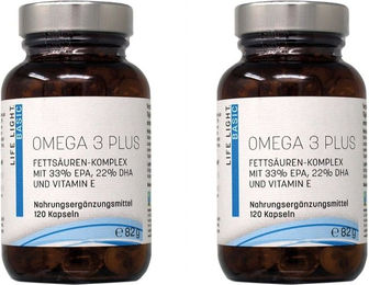 LIFE LIGHT Omega 3 Kapseln ohne Zusatzstoffe 120 Stück – Bild 1 von 1