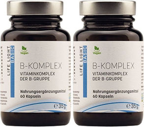 LIFE LIGHT Vitamin B Komplex Kapseln vegan 120 Stück – Bild 1 von 1